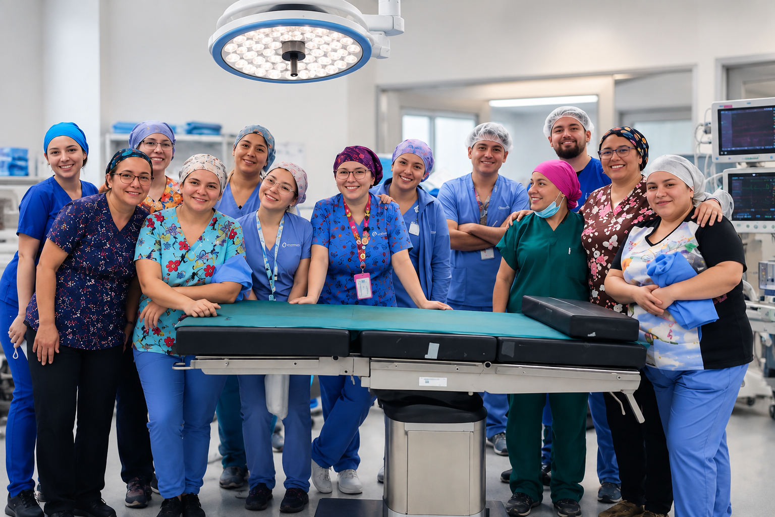 Equipo de salud en jornada de capacitación